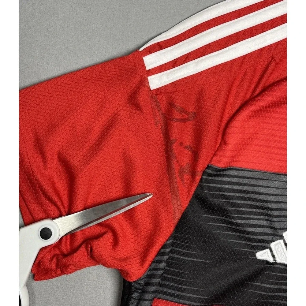 CR Flamengo Football Soccer Athletic Jersey Shirt Medium Adidas Aeroready Mens
